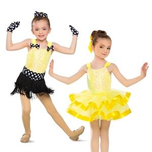 Revolution “Happy Days” Jazz/Ballet/Tap 3-piece costume - Size MC